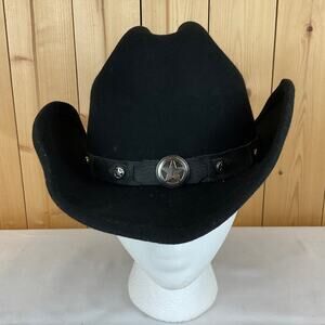Cody James Boys' Sidekick Felt Cowboy Hat, Black - Size XL